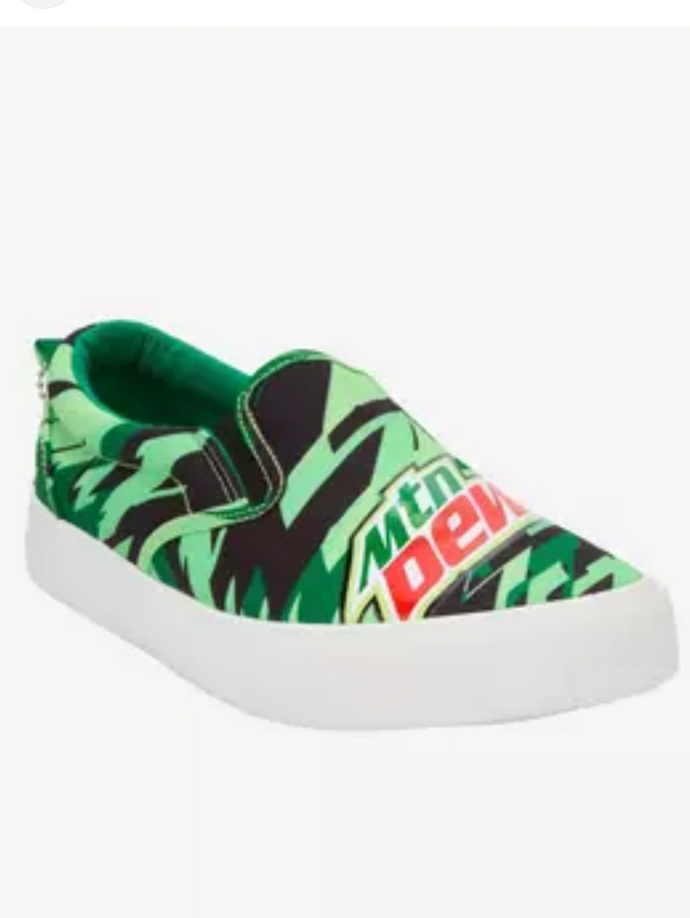 Green Logo Slip-On